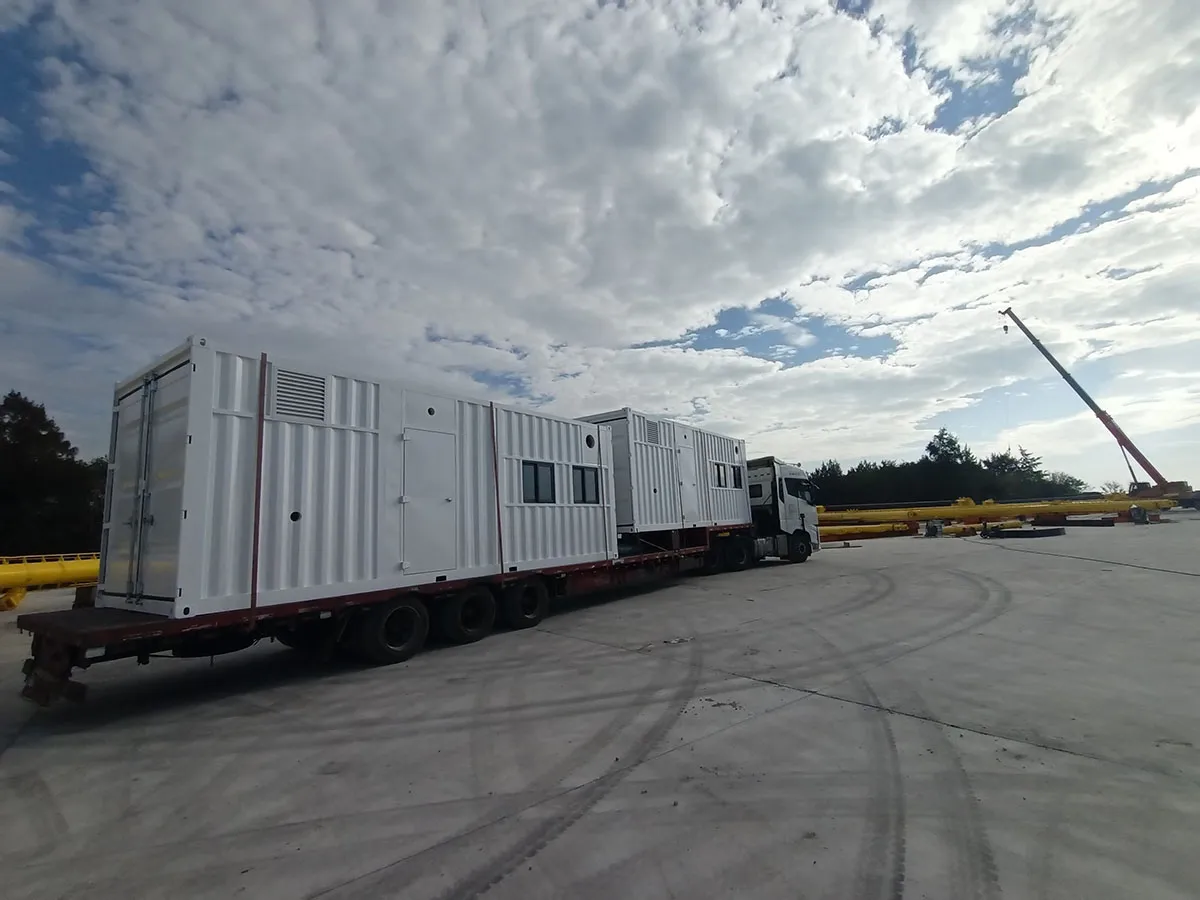 Shengwei  has successfully completed the electrical control containers for Marine Ranch Project